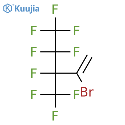 2-Bromo-3,4,4,5,5,5-hexafluoro-3-(trifluoromethyl)pent-1-ene structure