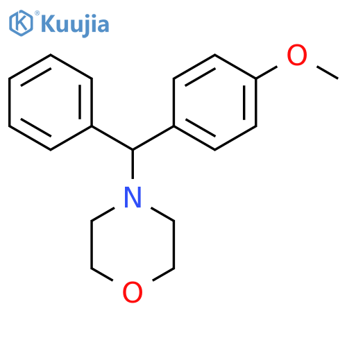 Morpholine, 4-[(4-methoxyphenyl)phenylmethyl]- structure