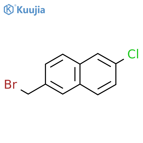 2-Bromomethyl-6-chloronaphthalene structure