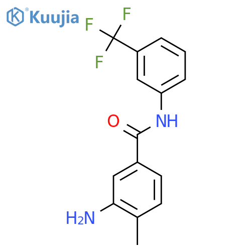 3-Amino-4-methyl-N-3-(trifluoromethyl)phenylbenzamide structure
