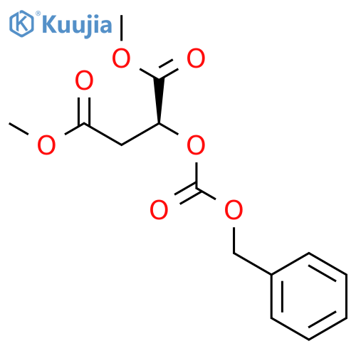 Butanedioic acid, [[(phenylmethoxy)carbonyl]oxy]-, dimethyl ester, (2S)- structure