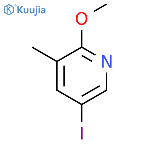 5-Iodo-2-methoxy-3-methylpyridine structure