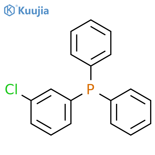 Phosphine, (3-chlorophenyl)diphenyl- structure