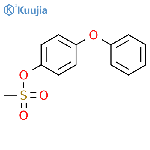 Phenol, 4-phenoxy-,1-methanesulfonate structure