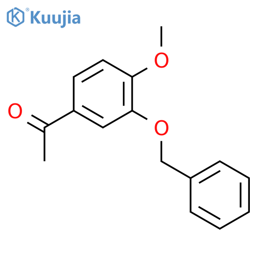 1-(3-(Benzyloxy)-4-methoxyphenyl)ethanone structure