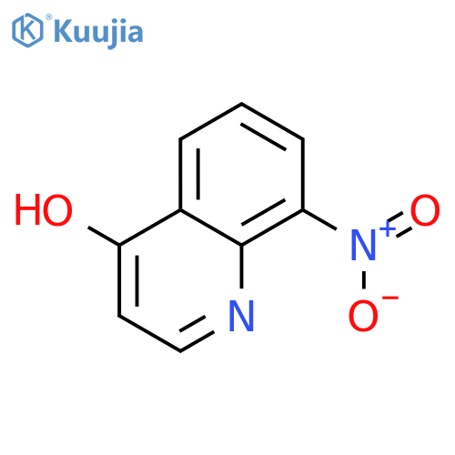 4-Quinolinol, 8-nitro- structure