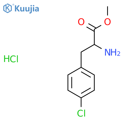4-Chloro-DL-phenylalanine methyl ester hydrochloride structure