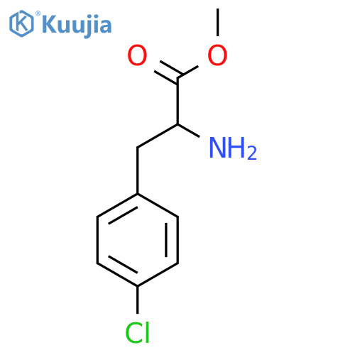 Methyl 2-amino-3-(4-chlorophenyl)propanoate structure