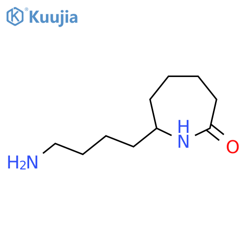 7-(4-Aminobutyl)azepan-2-one structure