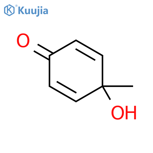 2,5-Cyclohexadien-1-one,4-hydroxy-4-methyl- structure