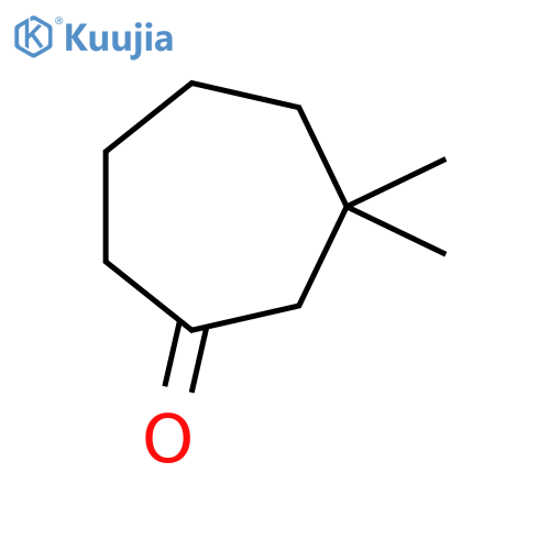 3,3-dimethylcycloheptan-1-one structure