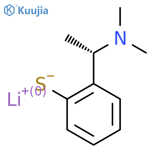 Lithium;2-[(1S)-1-(dimethylamino)ethyl]benzenethiolate structure