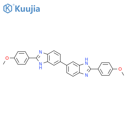 5,5'-Bi-1H-benzimidazole, 2,2'-bis(4-methoxyphenyl)- structure