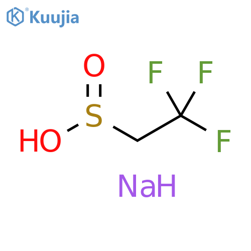 Ethanesulfinic acid, 2,2,2-trifluoro-, sodium salt (1:1) structure