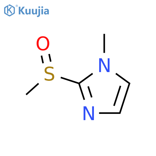 1H-Imidazole,1-methyl-2-[(S)-methylsulfinyl]- structure