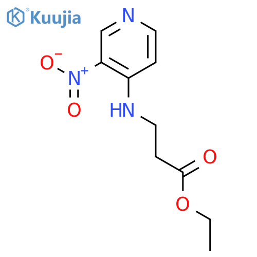 ethyl 3-(3-nitropyridin-4-yl)aminopropanoate structure