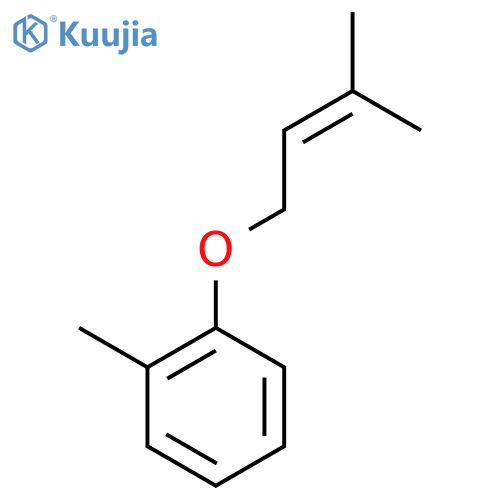 Ether, 3-methyl-2-butenyl o-tolyl structure