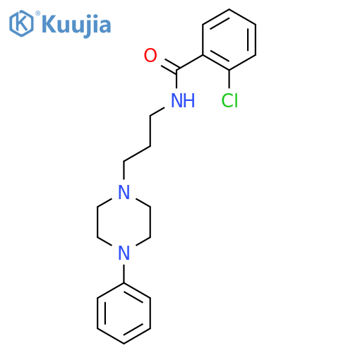 2-chloro-N-3-(4-phenylpiperazin-1-yl)propylbenzamide structure