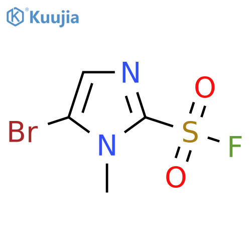 5-Bromo-1-methylimidazole-2-sulfonyl fluoride structure