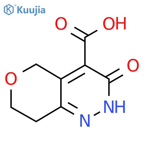 3-Oxo-2,5,7,8-tetrahydropyrano[4,3-c]pyridazine-4-carboxylic acid structure