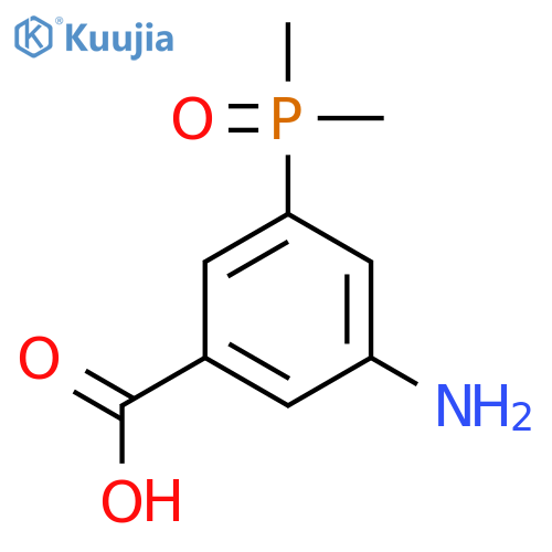 3-Amino-5-(dimethylphosphoryl)benzoic acid structure