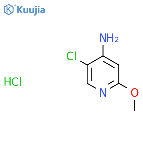 5-Chloro-2-methoxypyridin-4-amine;hydrochloride structure
