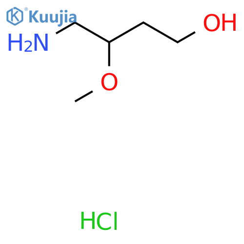 4-Amino-3-methoxybutan-1-ol hydrochloride structure