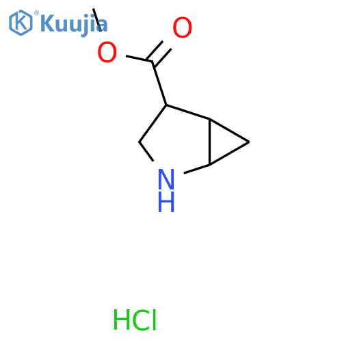 Methyl 2-azabicyclo[3.1.0]hexane-4-carboxylate hydrochloride structure