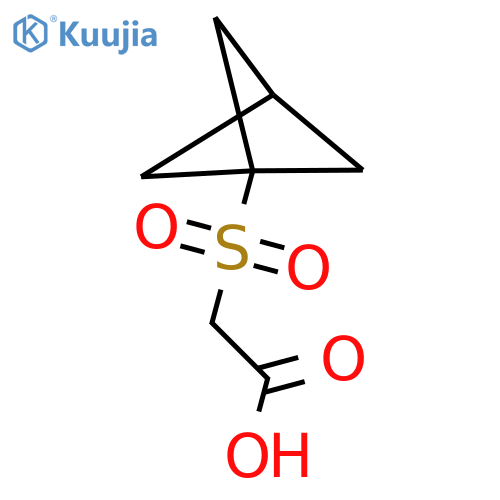 2-(1-Bicyclo[1.1.1]pentanylsulfonyl)acetic acid structure