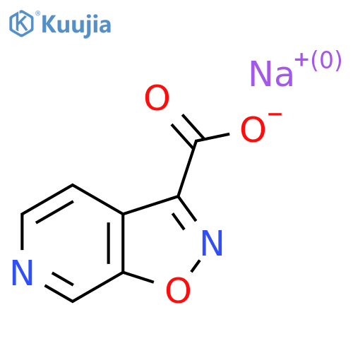 Sodium;[1,2]oxazolo[5,4-c]pyridine-3-carboxylate structure