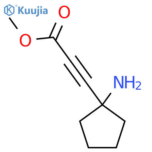 Methyl 3-(1-aminocyclopentyl)propiolate structure
