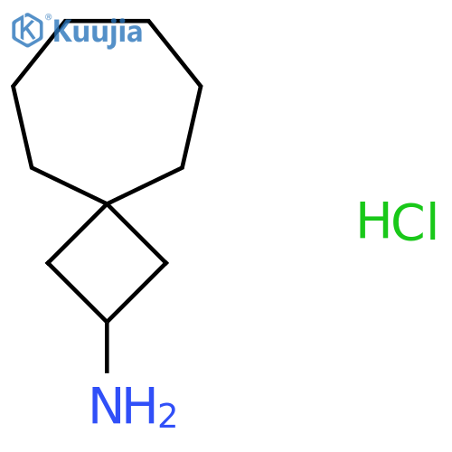 Spiro[3.6]decan-2-amine;hydrochloride structure