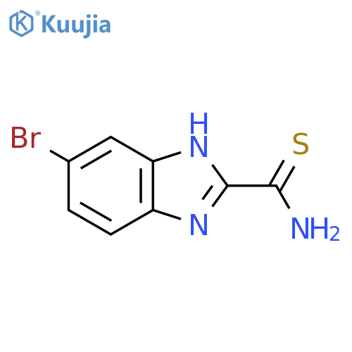 6-Bromo-1H-benzimidazole-2-carbothioamide structure