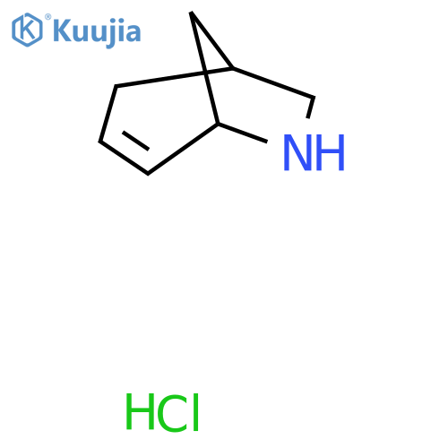 6-Azabicyclo[3.2.1]oct-3-ene;hydrochloride structure