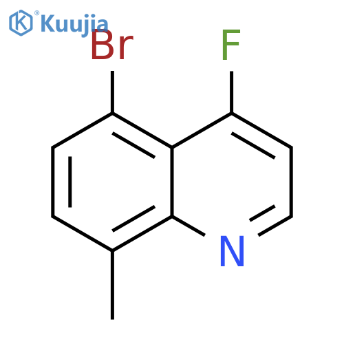 5-Bromo-4-fluoro-8-methylquinoline structure