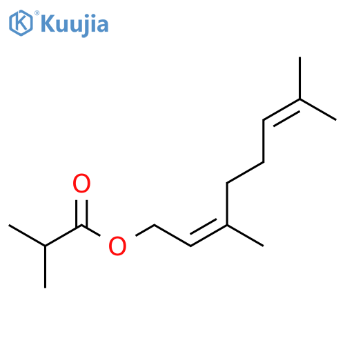 Geraniol Isobutyrate structure