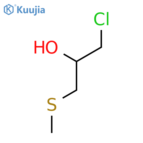 1-chloro-3-(methylsulfanyl)propan-2-ol structure