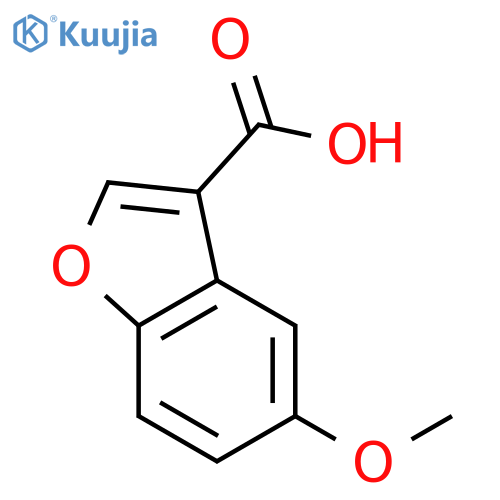 5-methoxybenzofuran-3-carboxylic acid structure