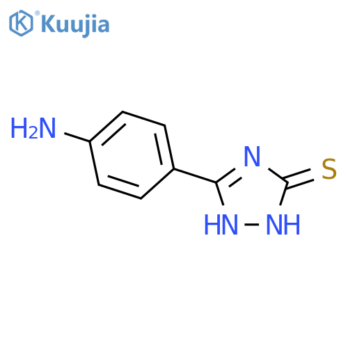 3H-1,2,4-Triazole-3-thione,5-(4-aminophenyl)-1,2-dihydro- structure