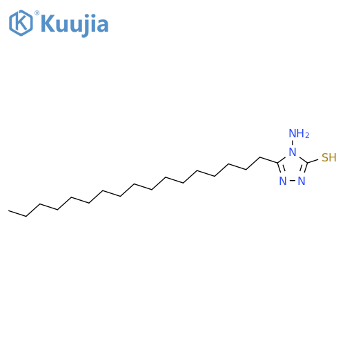 3H-1,2,4-Triazole-3-thione,4-amino-5-heptadecyl-2,4-dihydro- structure
