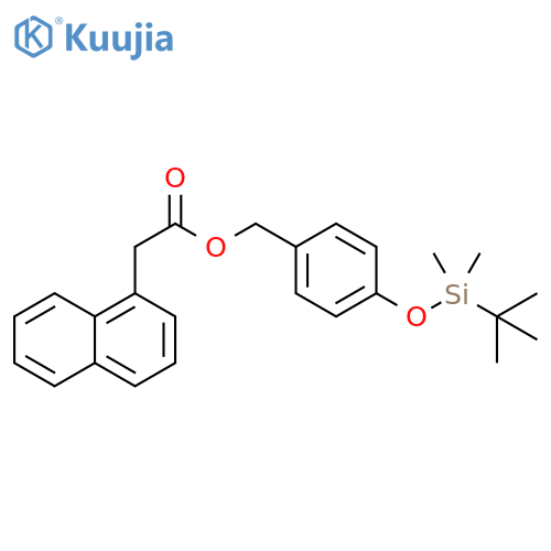 [4-[[(1,1-Dimethylethyl)dimethylsilyl]oxy]phenyl]methyl 1-naphthaleneacetate structure