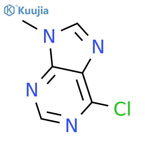6-chloro-9-methyl-purine structure