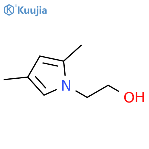 1H-Pyrrole-1-ethanol, 2,4-dimethyl- structure