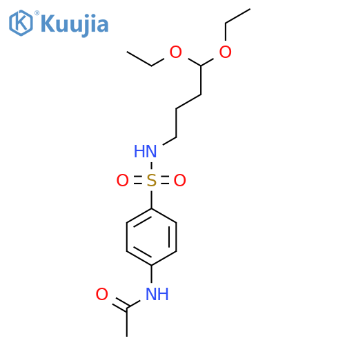 ACETAMIDE, N-[4-[[(4,4-DIETHOXYBUTYL)AMINO]SULFONYL]PHENYL]- structure