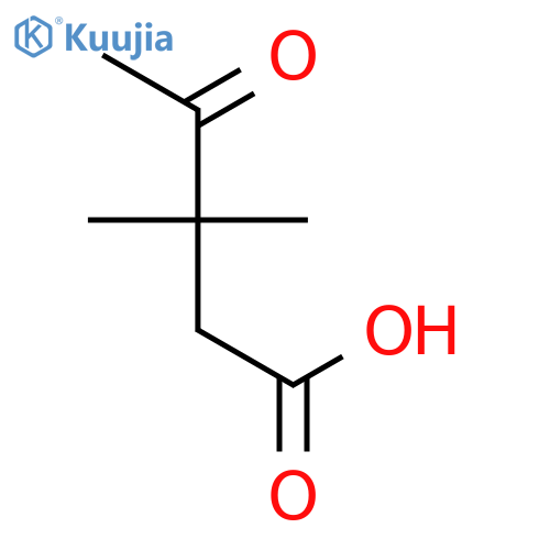 Pentanoic acid, 3,3-dimethyl-4-oxo- structure