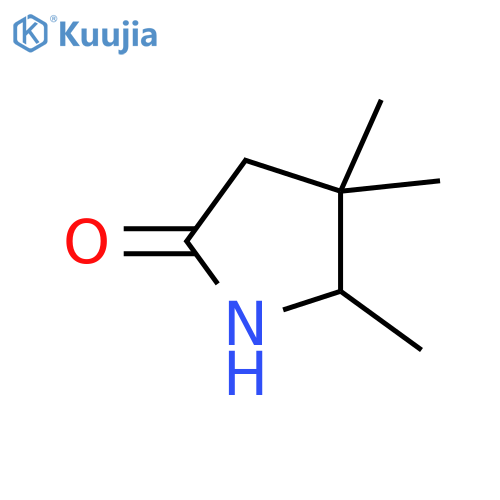 4,4,5-TRIMETHYLPYRROLIDIN-2-ONE structure