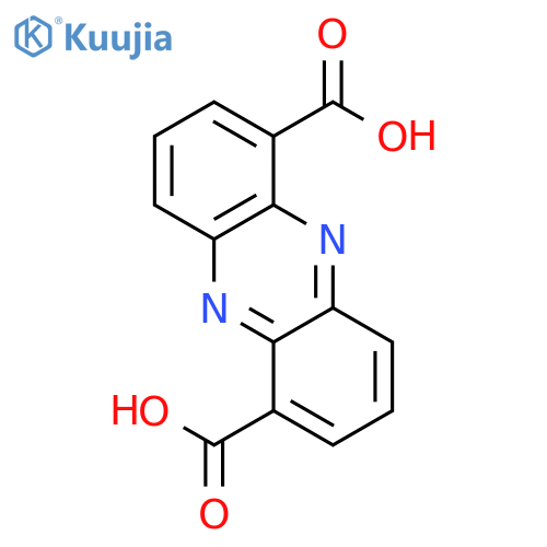 1,6-Phenazinedicarboxylicacid structure