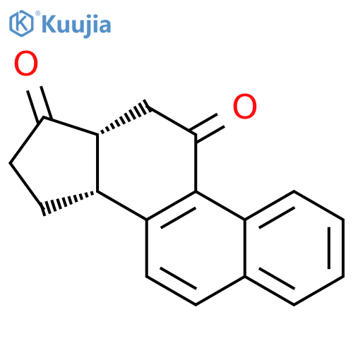 14beta-Gona-1,3,5,7,9-pentaene-11,17-dione, (+-)- structure