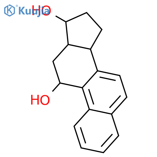 14b-Gona-1,3,5,7,9-pentaene-11,17b-diol (8CI) structure