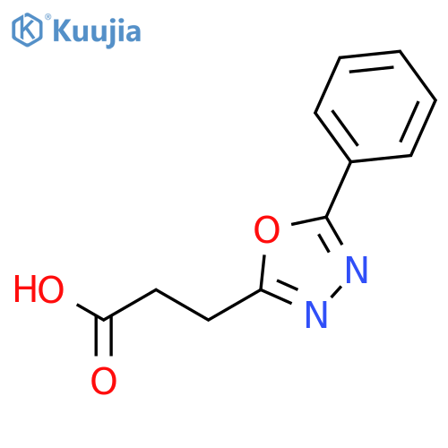 3-(5-Phenyl-1,3,4-oxadiazol-2-yl)propanoic Acid structure